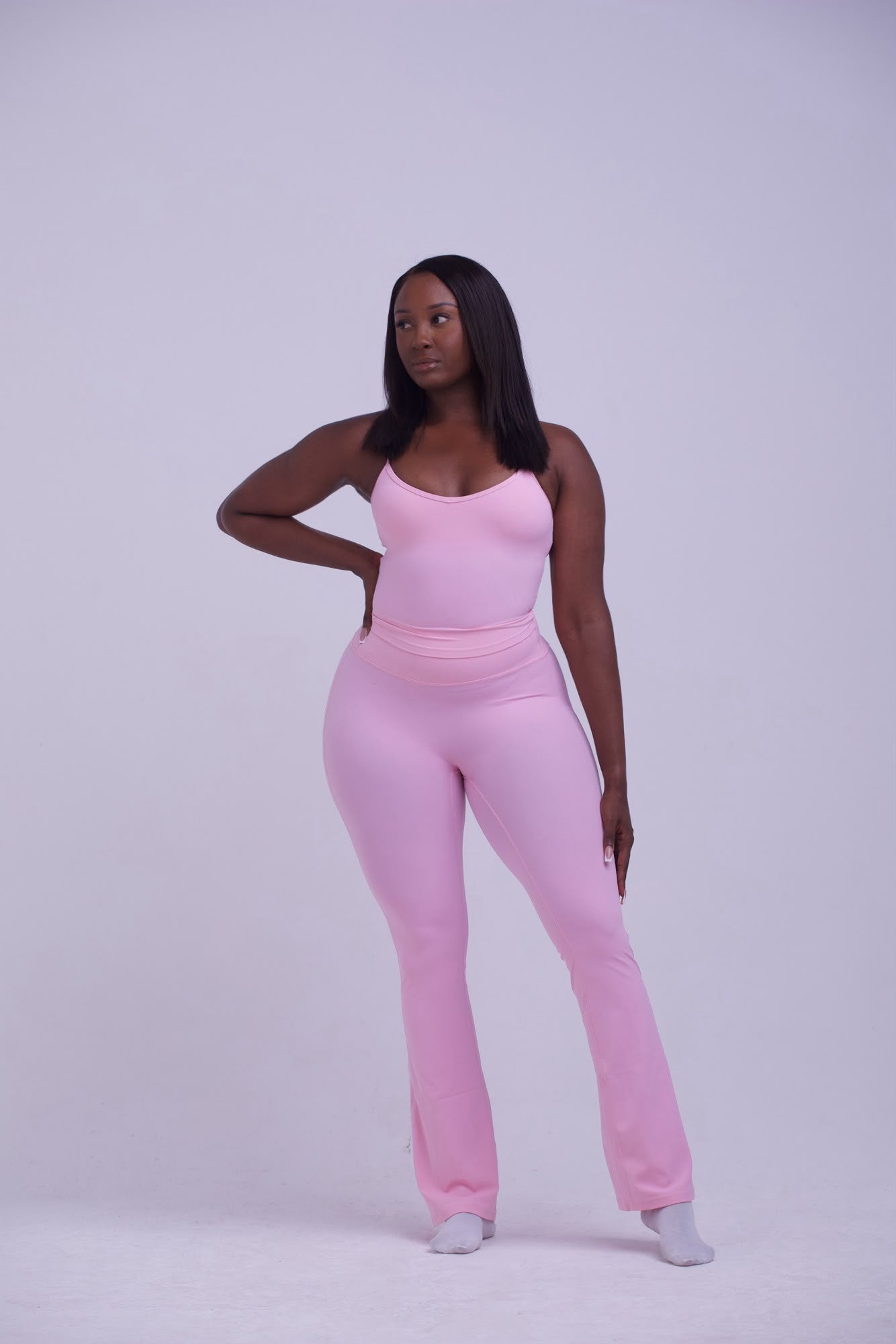 FitGlow Flare Tank Top